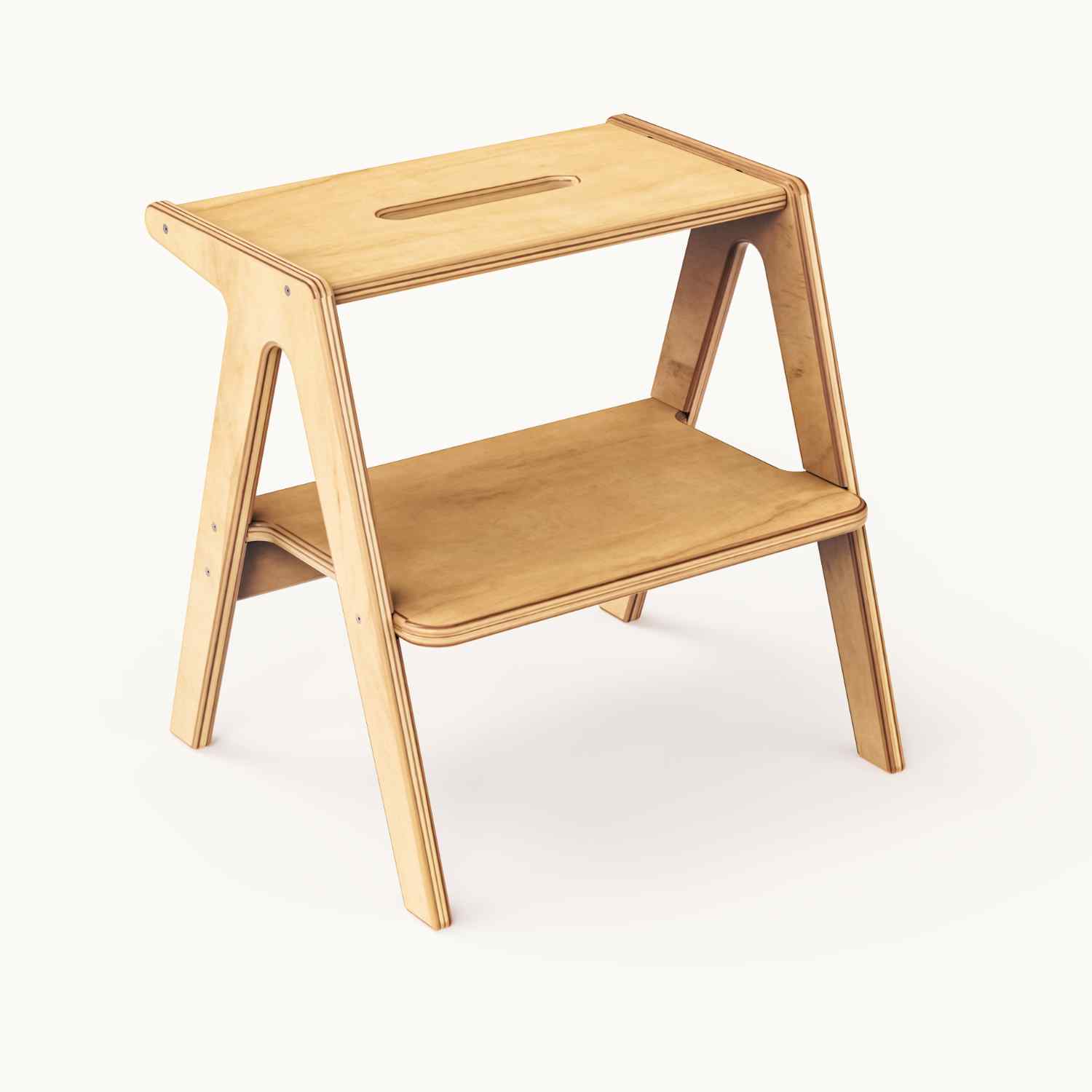 Wooden Two Step Stools for Kids