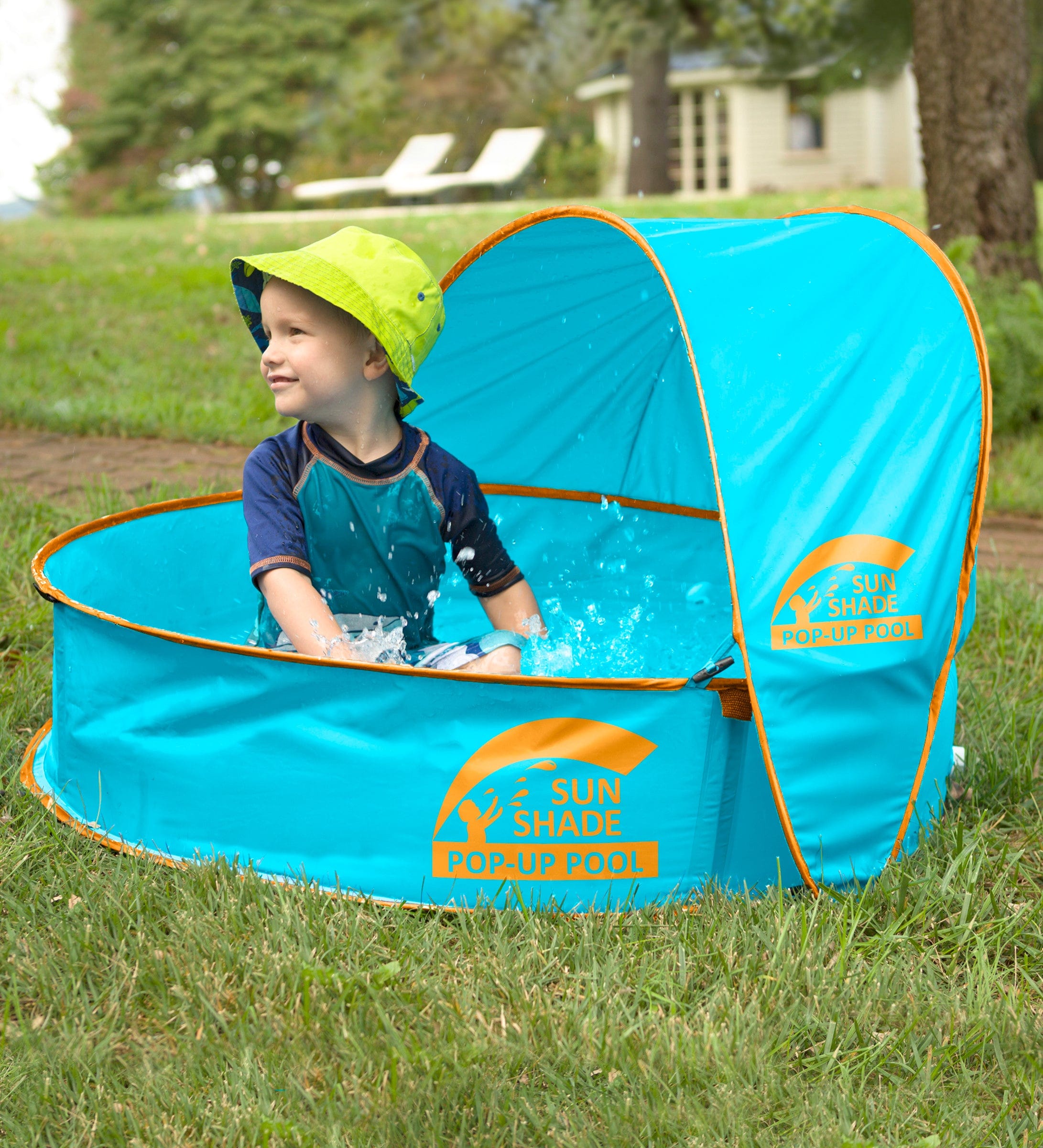 Sun Shade Pop-Up Pool