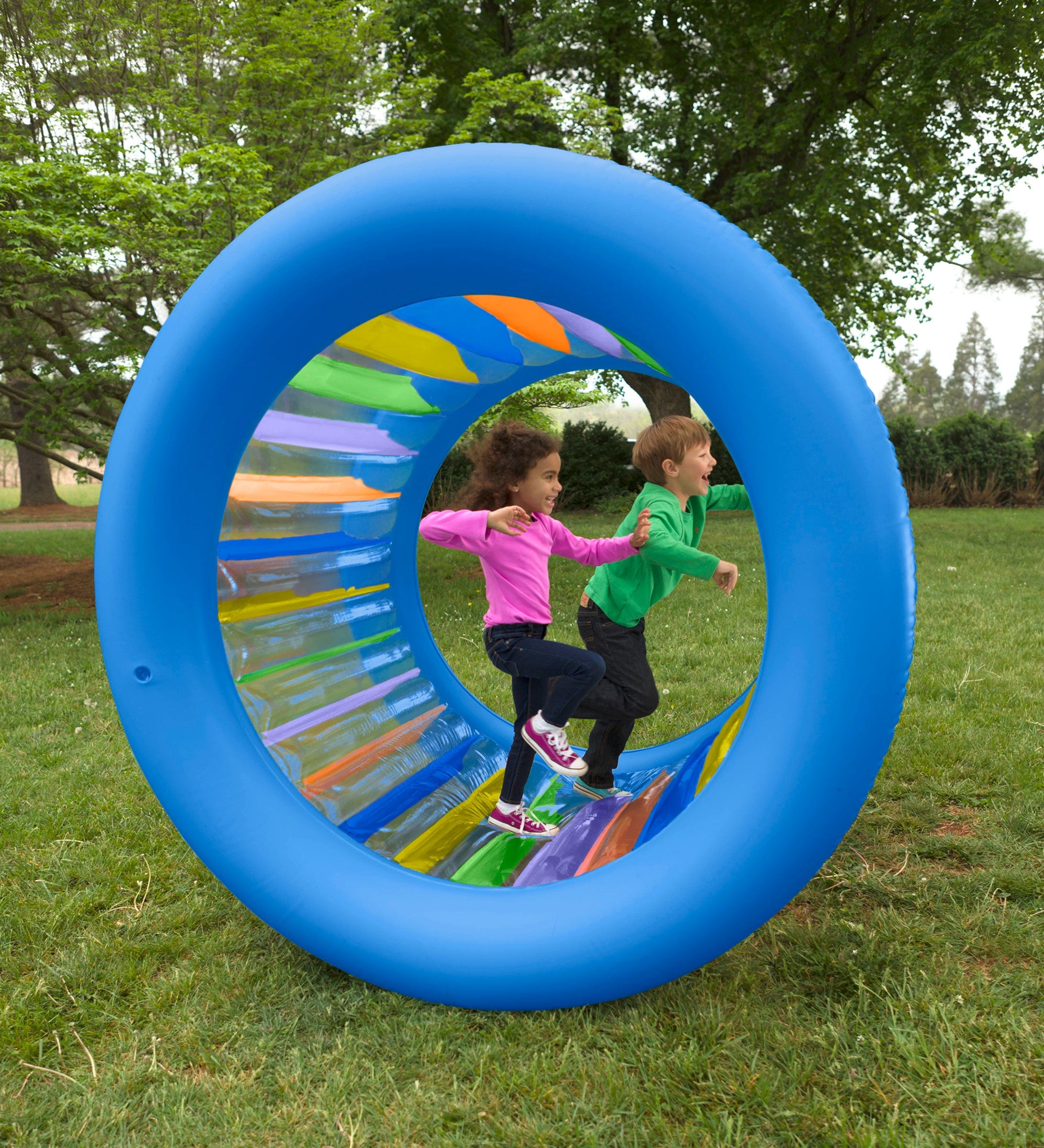 Roll With It Giant Inflatable Rolling Wheel