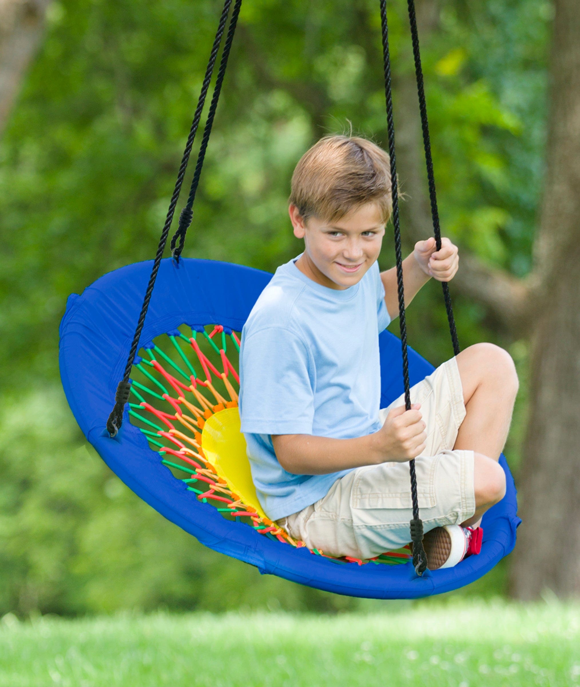 32-Inch Fun Shine Round Bungee Swing