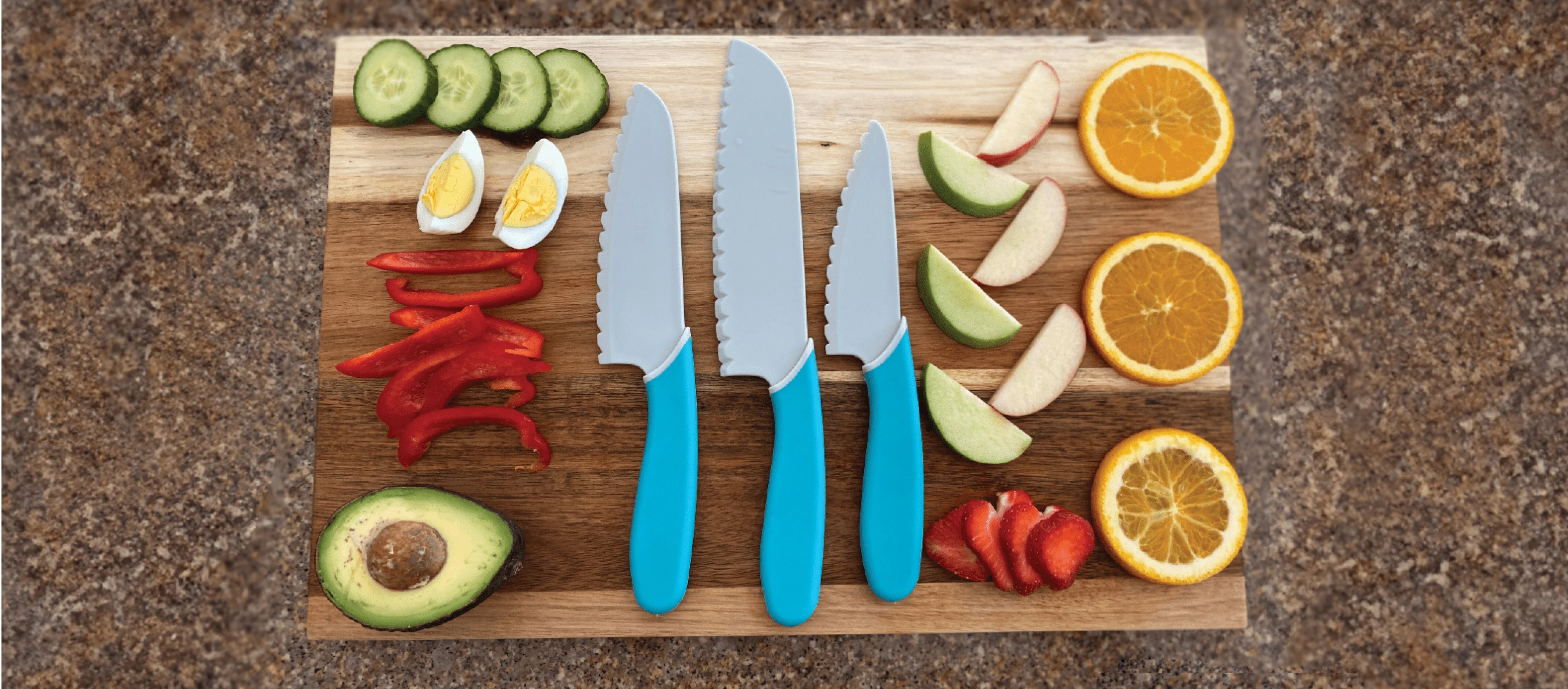 Rainbows & Unicorns Cutting Board & Knife Set