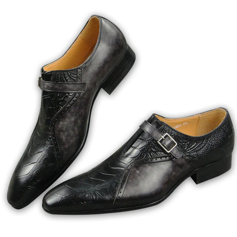 MODERN STYLE WING TIP MEN'S OXFORD SHOES