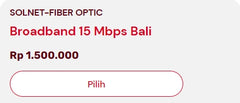 Broadband 15 Mbps Bali