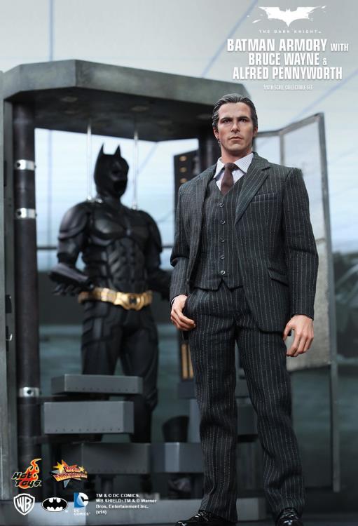 Hot Toys The Dark Knight Batman Armory With Bruce Wayne And Alfred Pen –  WestEndComics