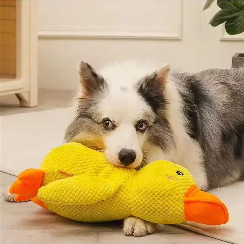 Pet Plush Calming Duck Chew Toy