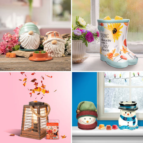 4 seasonal wax warmers