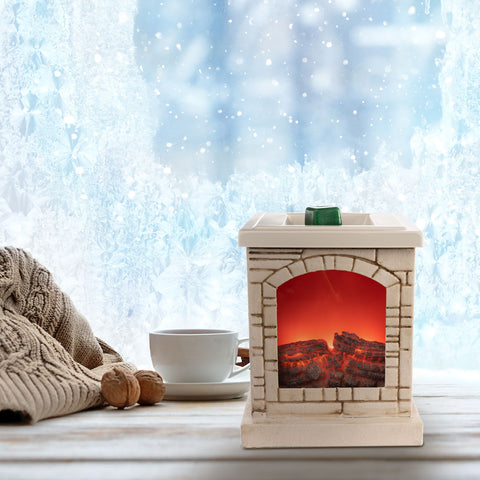 Fireplace wax warmer