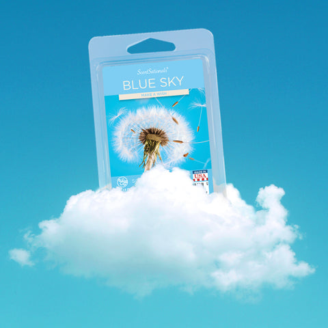 Blue sky scented wax cubes