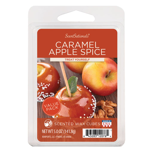 Scentsationals Caramel Apple Spice Wax 4pk Scentsationals