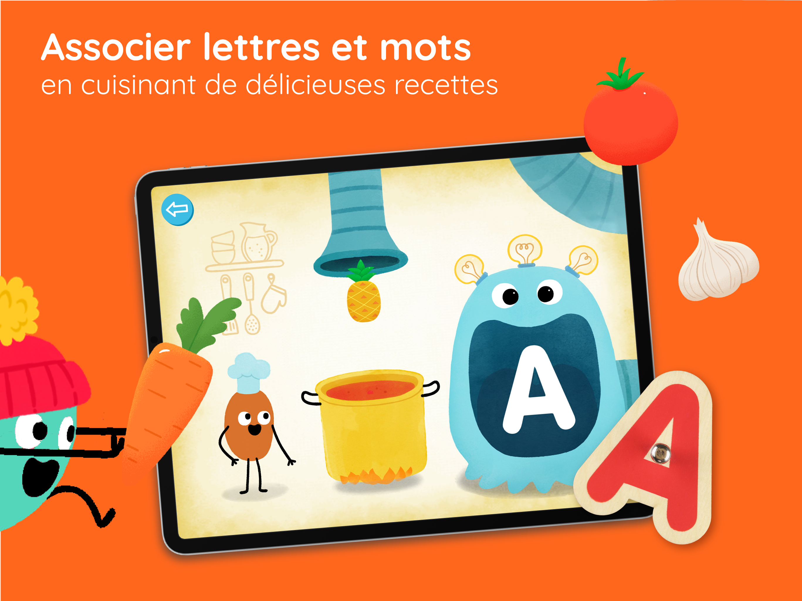 Associer des lettres à des mots