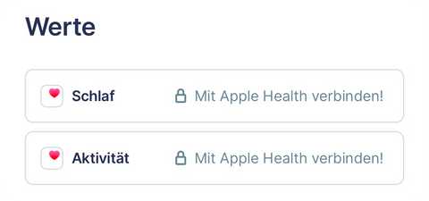 Apple Health Anbindung in der CASC App