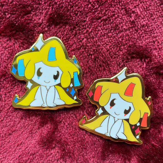 Shaymin Sky Form Hard Enamel Pin Cute Fanart Pin Kawaii 