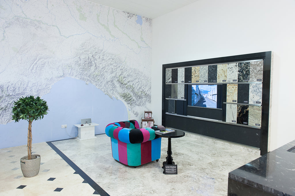 Natural Stone: Inside the showroom - marble showroom in York