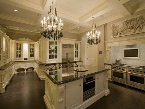 white-kitchen-dark-elements