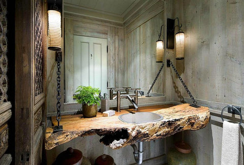 wooden-countertop-rustic-style