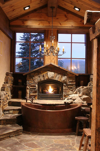 copper-tub-fireplace-rustic