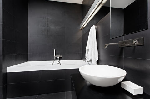 black and white marble bathroom, kitchen, floor