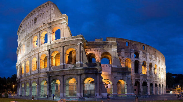 Coloseum is made of natural stone