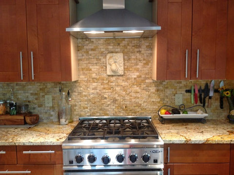 backsplash split face tiles