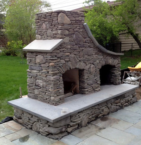 outdoor-stone-fireplace