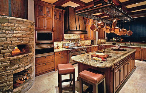 rustic-kitchen-brick-oven