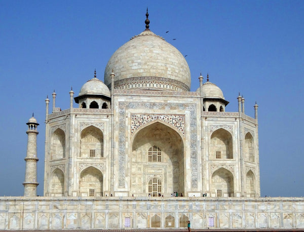 Tadj Mahal is made of stone