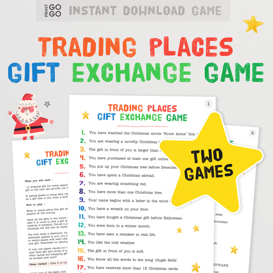 Christmas Gift Exchange Game Yankee Swap White Elephant -   Gift  exchange games, Christmas gift exchange games, Christmas gift games