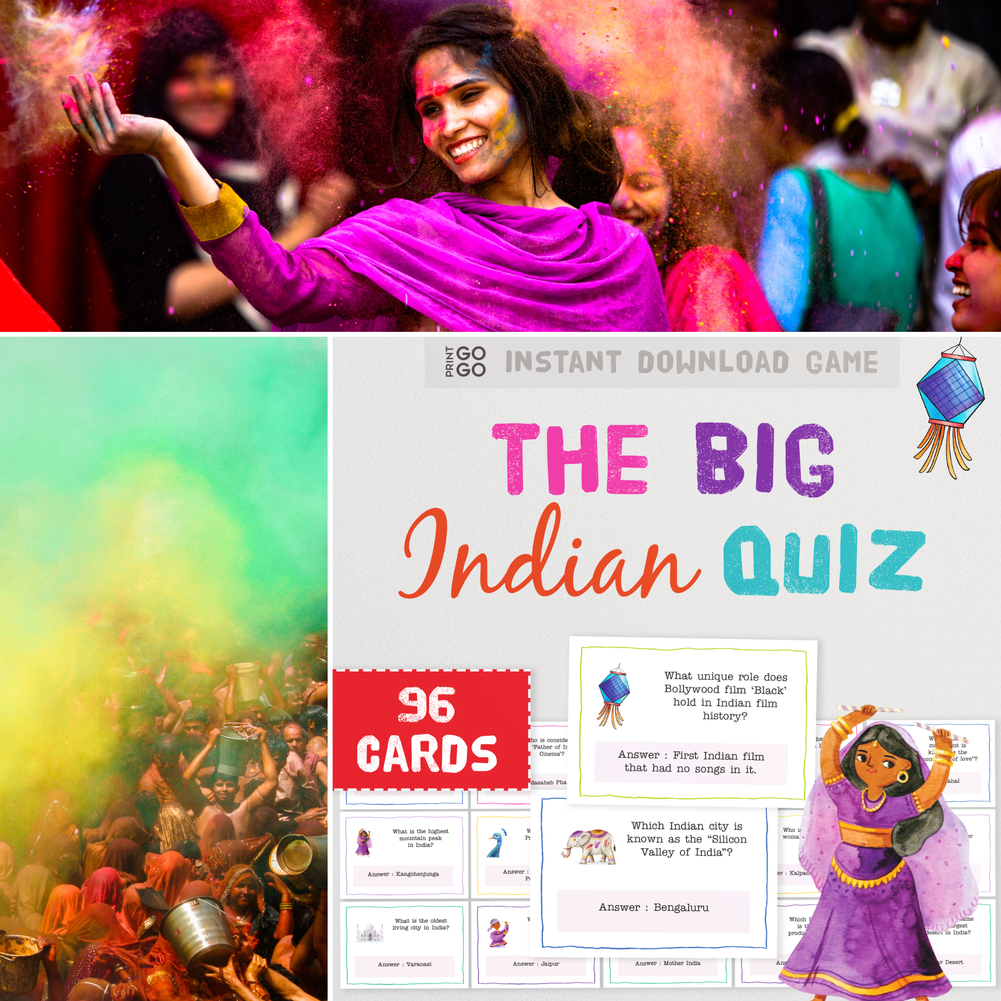 The Indian Big Quiz: 96 Questions to Test Your General Knowledge!