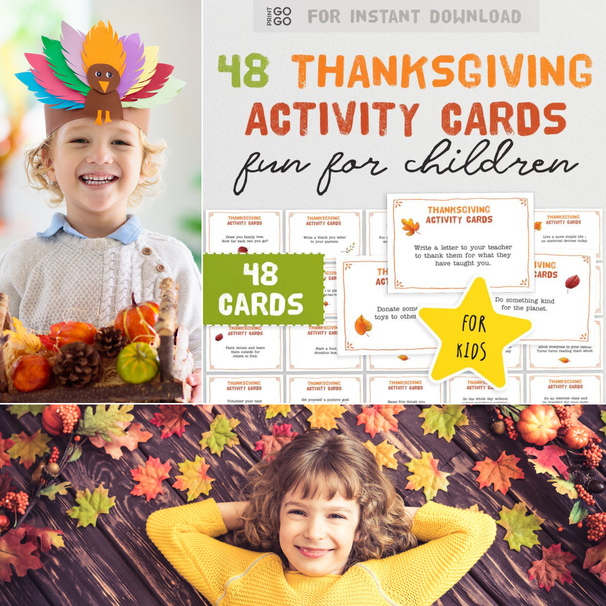 48 Fun + Achievable Thanksgiving Activity Ideas for Children!