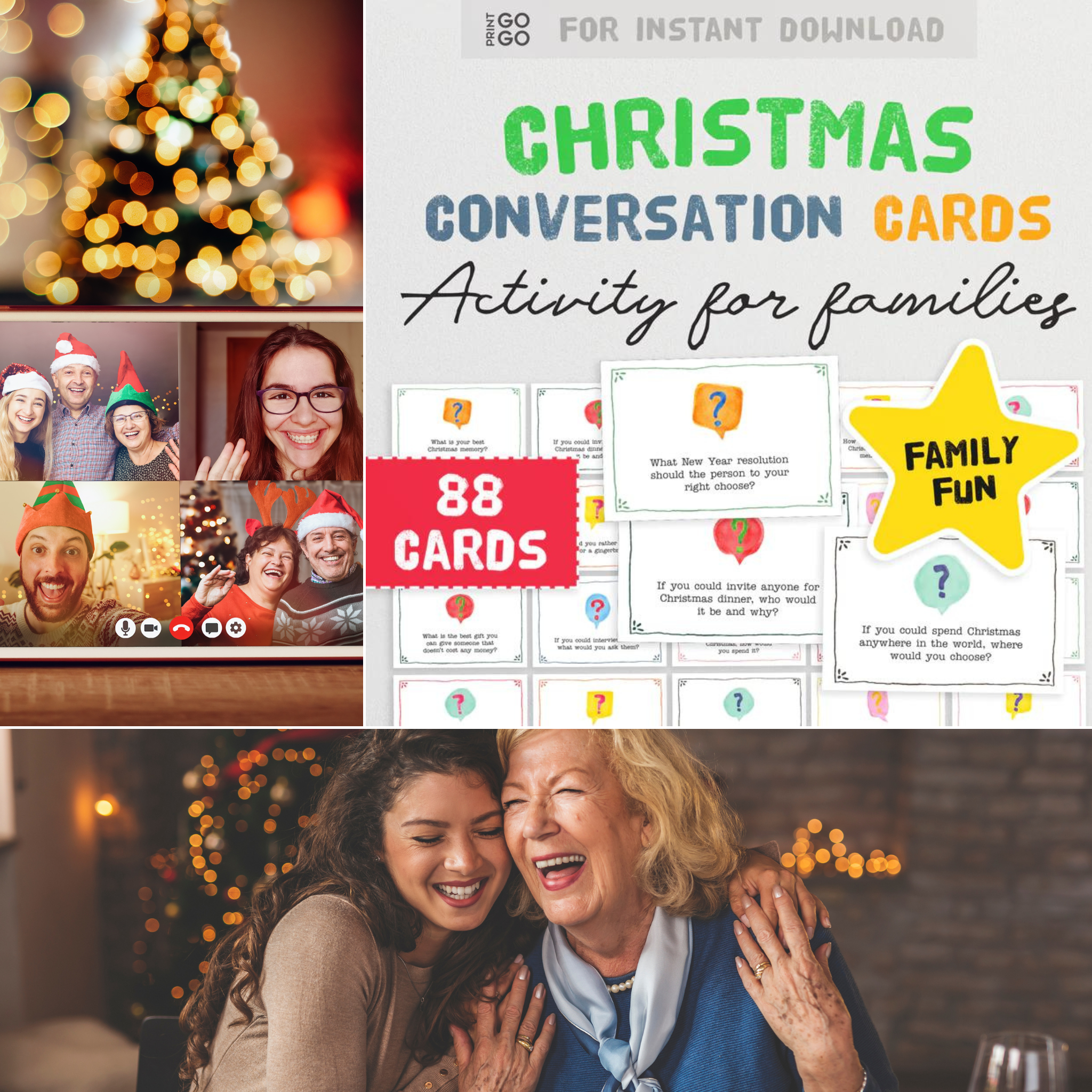 Let the Chatting Commence: 88 Christmas Conversation Starters!