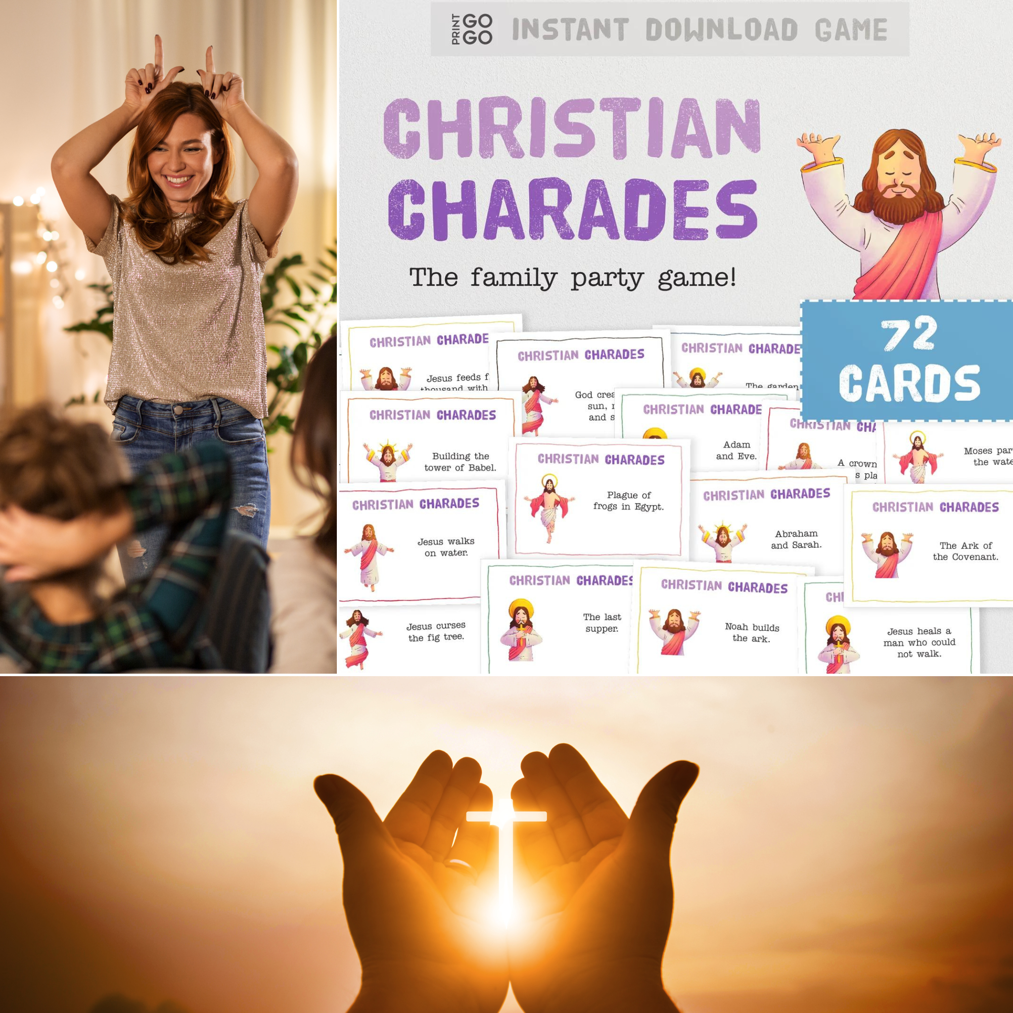 Charade Challenges for Christian Families to Play at Home