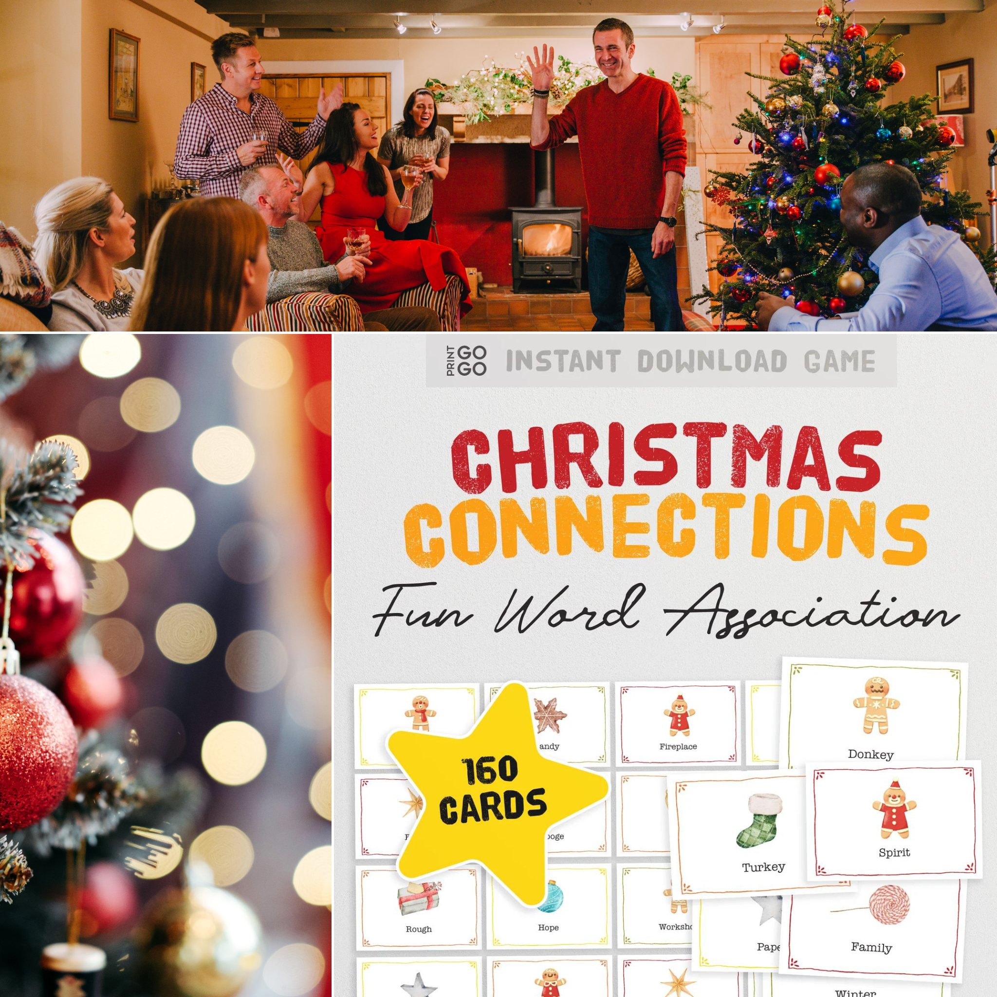 The Funniest Word Association Game For Christmas!