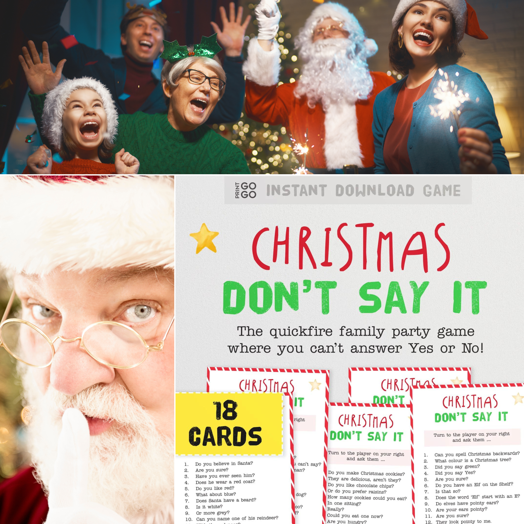 No Yessing Allowed: The Christmas Don't Say It Game