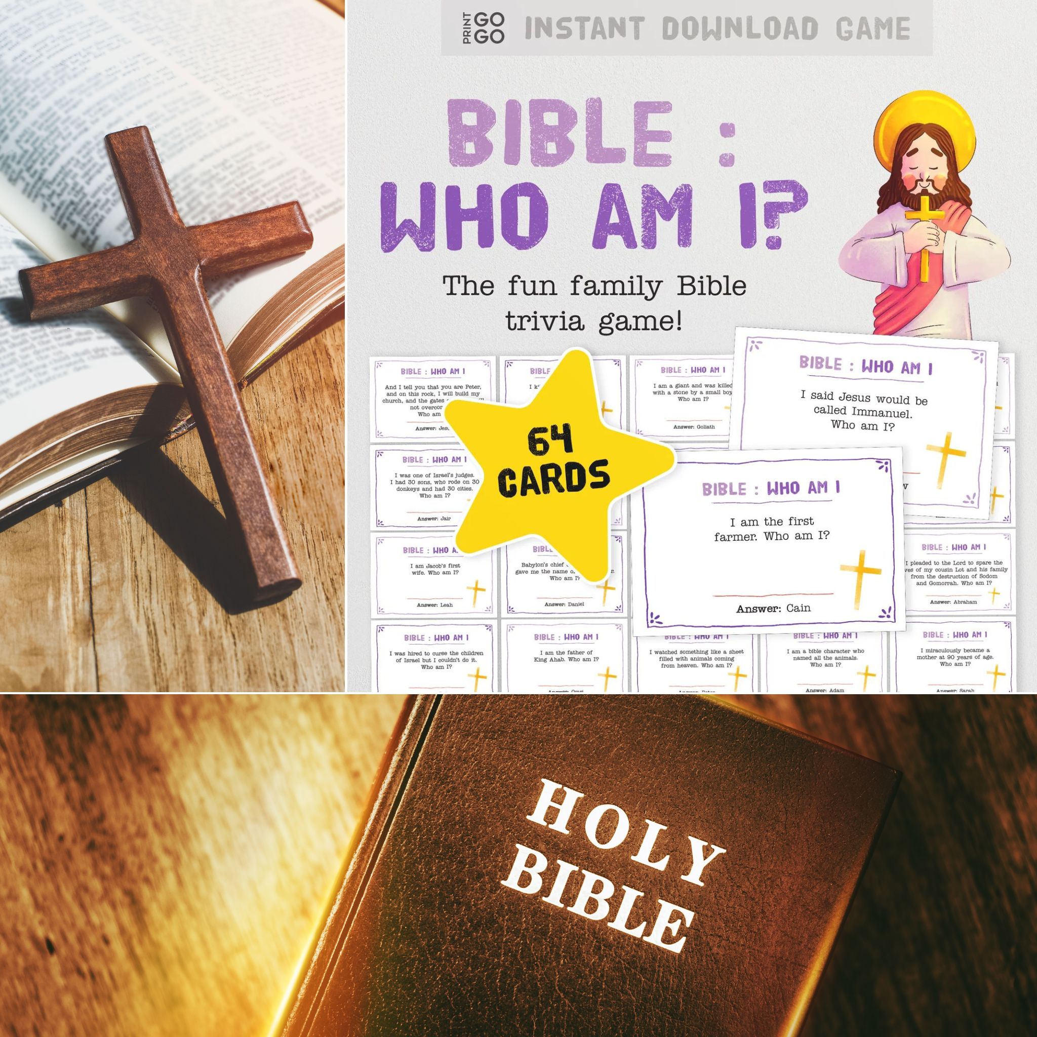 Who Am I? - The Ultimate Bible Trivia Party Game