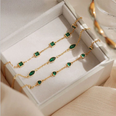 Eve Emerald Green Bracelet