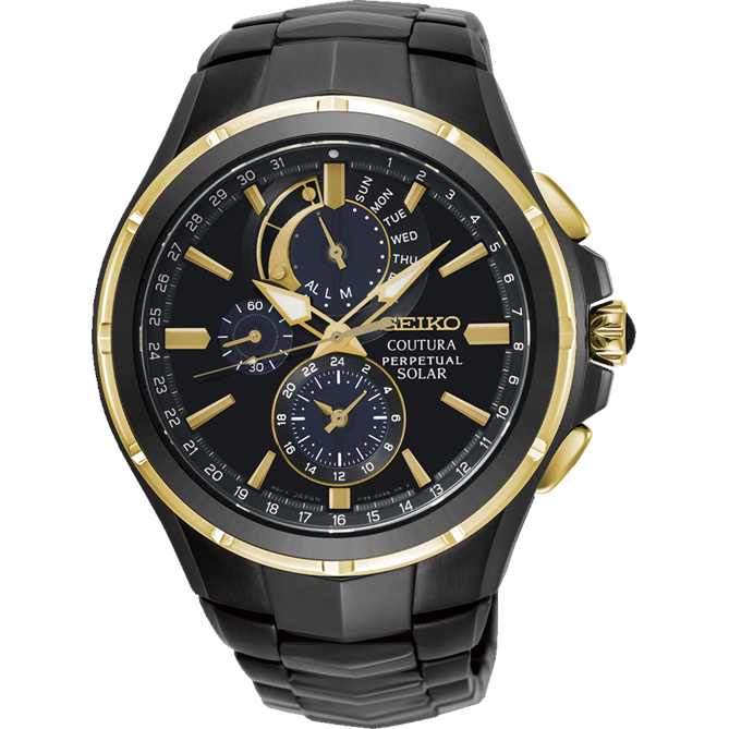 SEIKO Coutura Solar Perpetual Calendar Watch - Plaza Diamond Jewellery