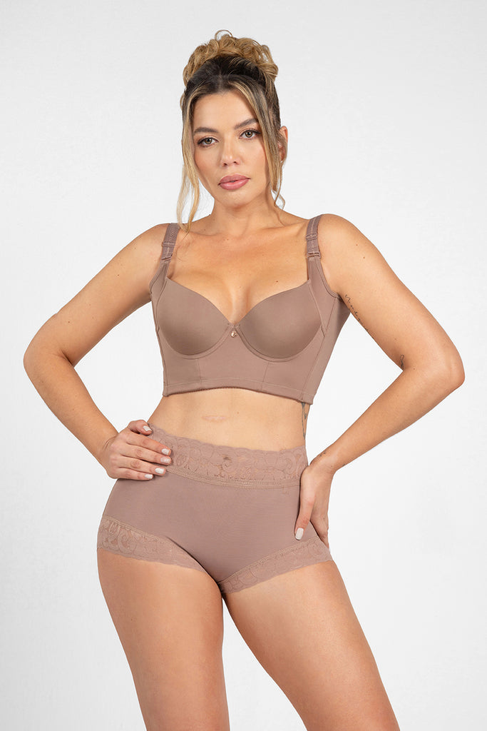 Fajas Colombianas Reductoras Active Short won't roll down Butt enhancer  Moderat- Beige at  Women's Clothing store