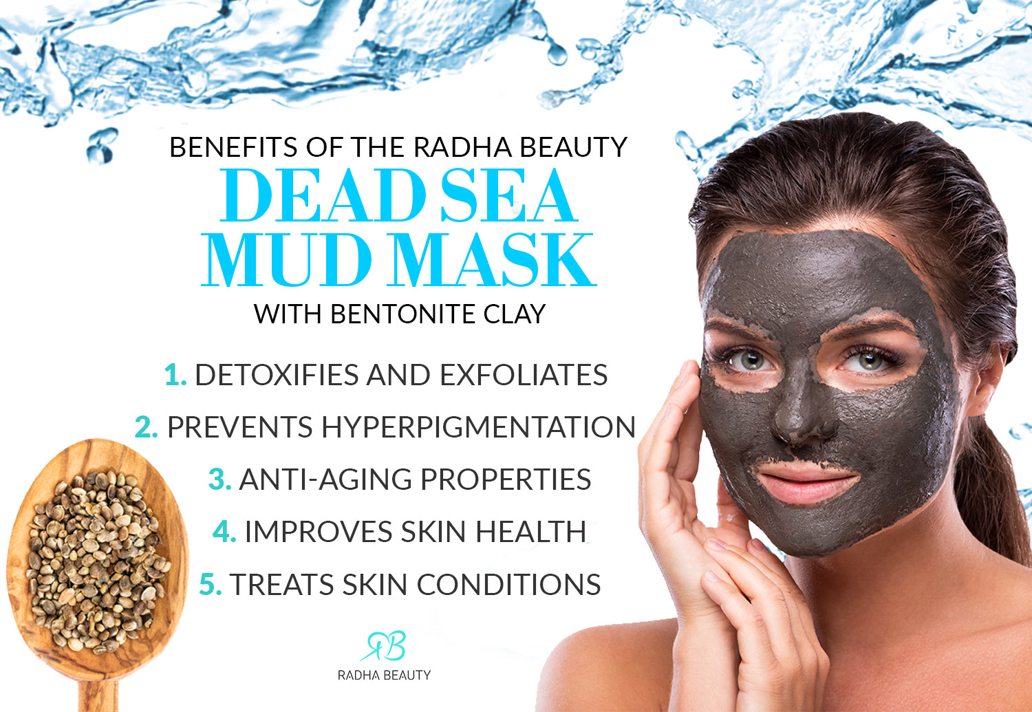 sandhed Ironisk Colonial 16 Dead Sea Mud Mask Benefits & Tips - Radha Beauty