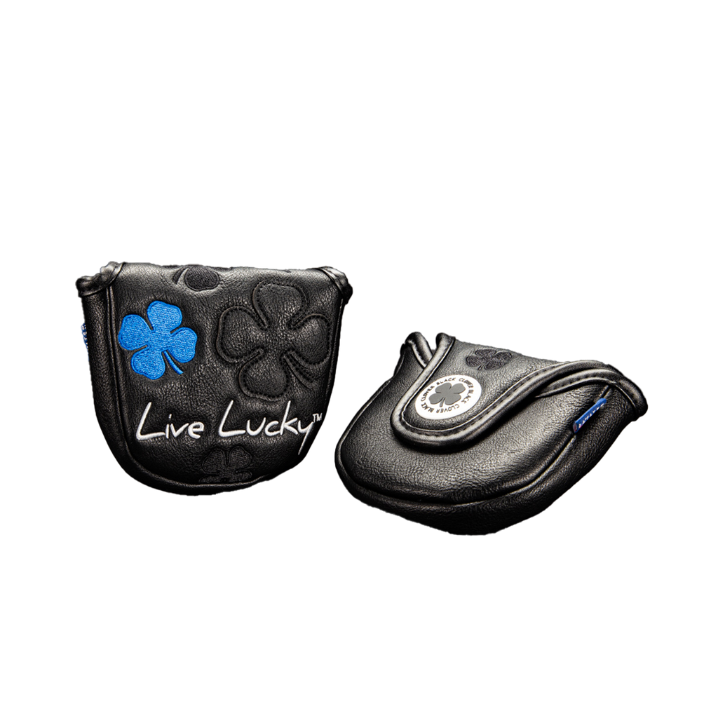 Live Lucky Black Mallet Putter Cover CMC Design Store