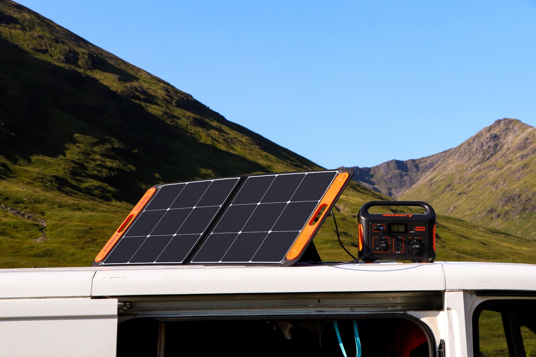 Jackery Solargenerator 500 für Glamping