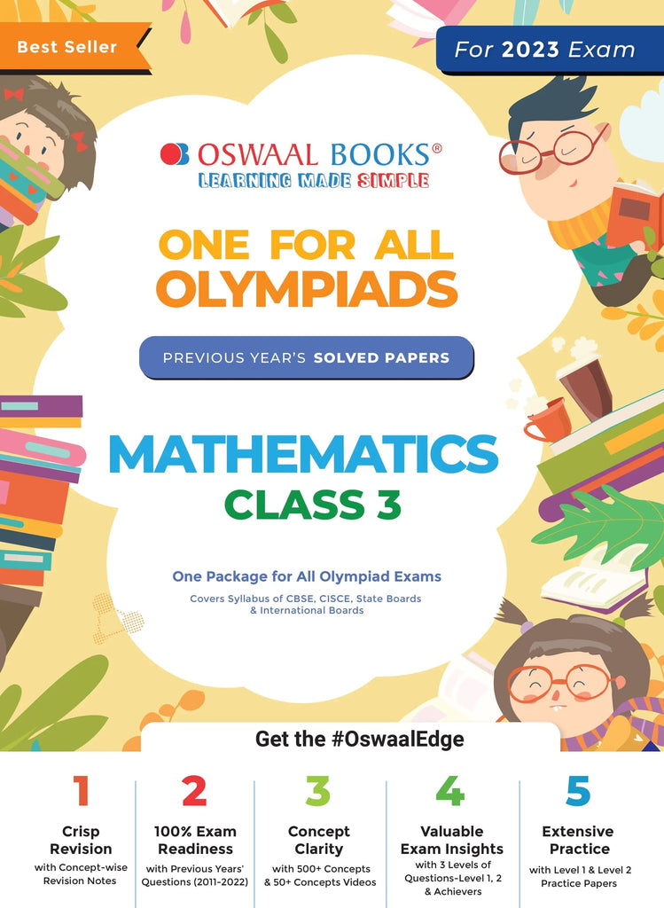 One For All Olympiad Previous Years' Solved Papers,– Oswaal Books and Learning Pvt Ltd