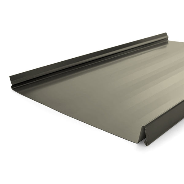 Snap Lock Standing Seam Metal Panel - Matte Black - 24 Gauge – Steeldash