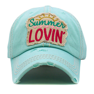 Summer LOVIN Washed Vintage Ball Cap