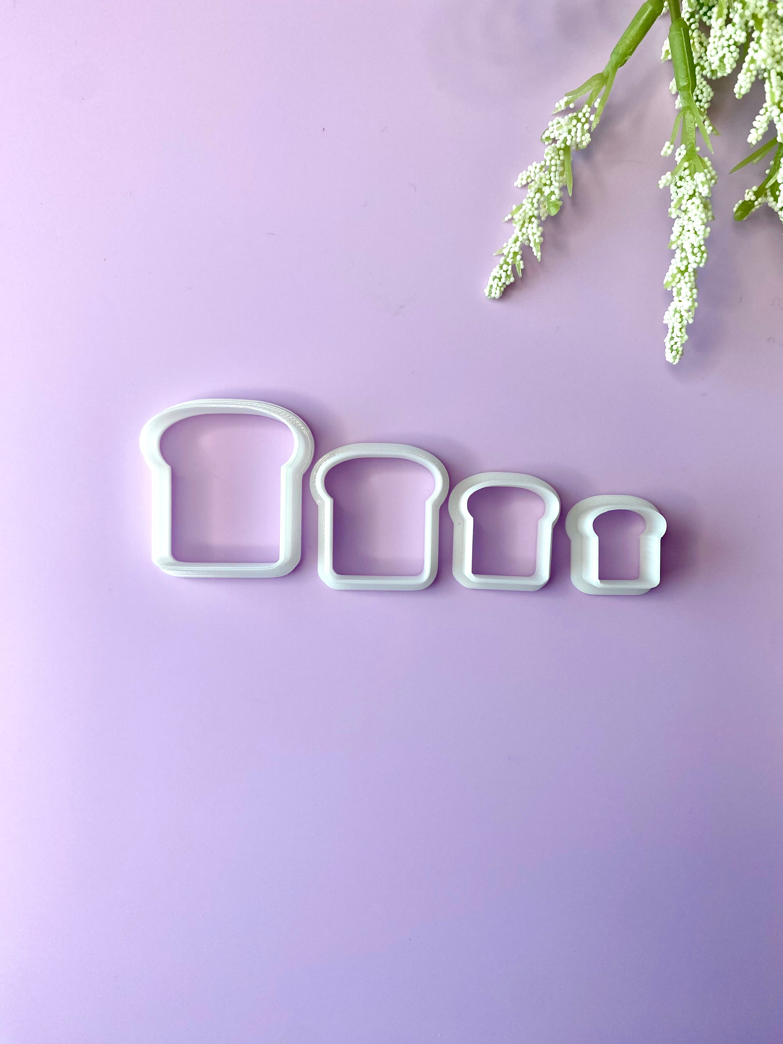 Toast Bread - Polymer Clay Cutter Set
