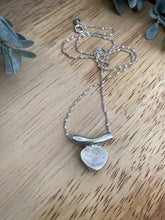 Load image into Gallery viewer, Silver Moss Kyanite Boho Necklace - 16&quot;

