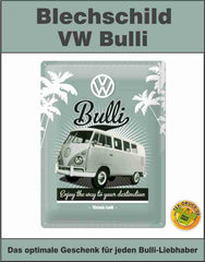 Blechschild VW Bulli 30x40 cm