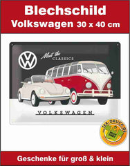 Blechschild Volkswagen