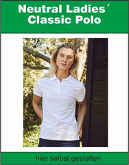 Neutral Damen Classic Poloshirt
