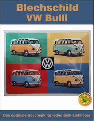 Blechschild Volkswagen Nostalgie