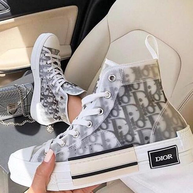 DIOR Hot Sale Women Personality High Help Sport Sneakers Shoes